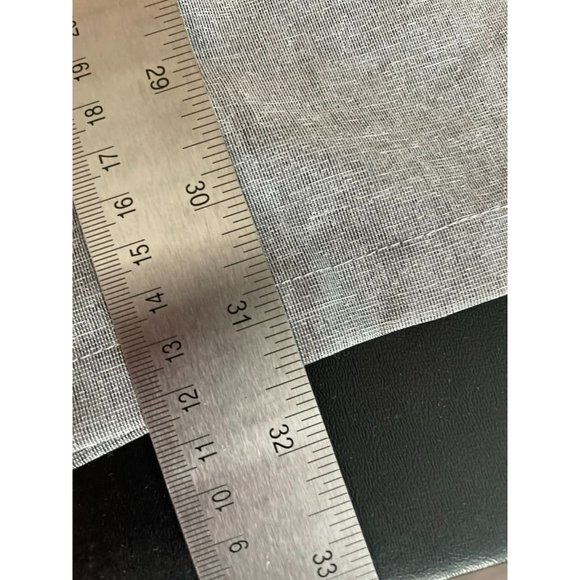 V46 - Men's Grey Short Sleeve Button Up Shirt - Size L - Picture 7 of 7